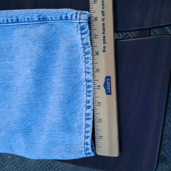 Women's Levi's size 30 blue good condition leg and seam 28 in - Picture 4 of 10